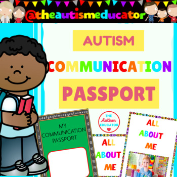 Preview of Communication Passport for Autism School Special Education