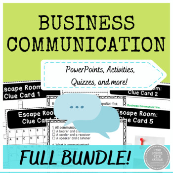 Preview of Communication & Potential Barriers - Full Bundle