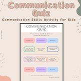 Communication Quiz for Children | Social Skill Building