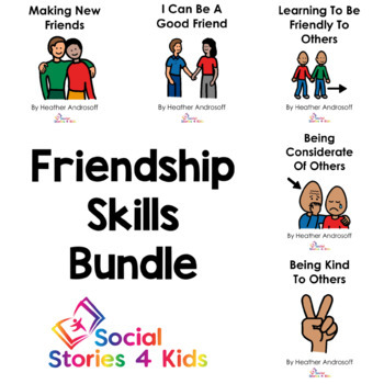 Preview of Friendship Skills Bundle (French Black and White Versions)