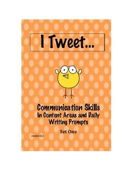 Preview of Communication Skills Set One: I Tweet