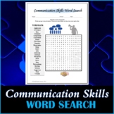 Communication Skills Word Search Puzzle