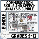 Communication Skills and Speech Analysis Bundle for Grades