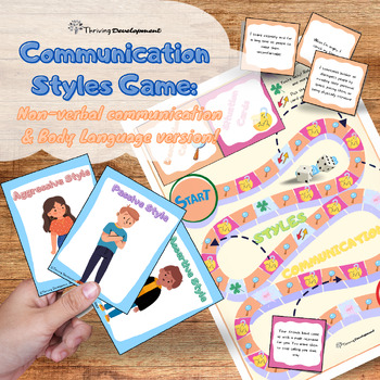 Preview of Communication Styles Game: Non-verbal and Body Language Cues Version