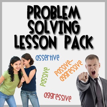 Preview of Problem Solving Counseling Lesson Pack