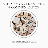 Communication Sub Plans for Teen Health: Assertiveness and