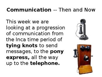 essay about communication then and now