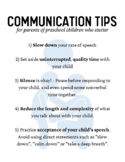 Communication Tips for Parents of Preschoolers Who Stutter