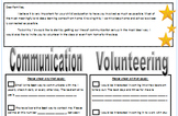 Communication and Volunteering Letter