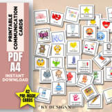 Communication cards for non verbal - Selective Mutism