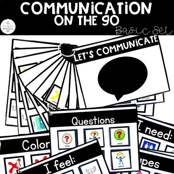 Communication Book/Board Starter Kit- For Student's With Special