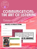 Communications: Listening vs Hearing, Active Listening Sli