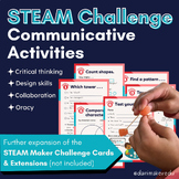 Communicative Activities (for STEAM Maker Challenge Cards)
