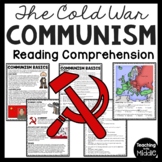 Cold War Communism Basics Reading Comprehension Informatio