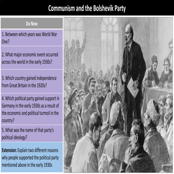 Preview of Communism Bolshevik Party (1 Full Lesson!)