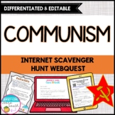 Communism Cold War Differentiated Internet Scavenger Hunt 