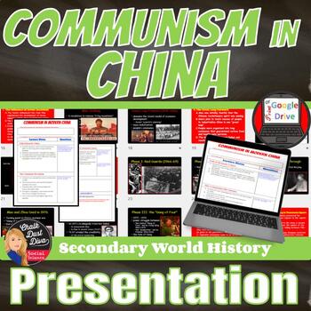 Preview of COMMUNISM in CHINA - Lecture Presentation - Digital & Printable - Editable