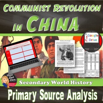 Preview of Communist Revolution in CHINA - Reading & Source Analysis  - Print & Digital