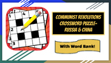 Communist Revolutions Crossword Puzzle (Russia and China)!