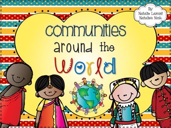 Preview of Communities Around The World {A Social Studies and Postcard Writing Unit}