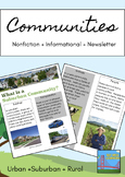 Communities Research Newsletters | Urban, Suburban, Rural 