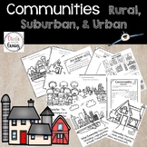 Communities Rural, Suburban, Urban