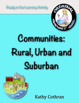 Preview of Communities: Rural, Urban, and Suburban--Ready to Use Activities