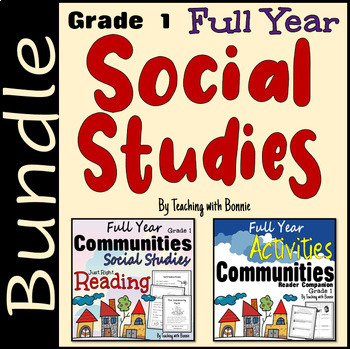 Preview of Local Communities BUNDLE: Reading & Activities: Gr. 1 Social Studies