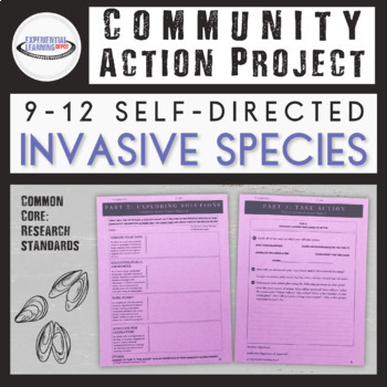 Preview of Community Action Project: Invasive Species {Printable and Digital Option}