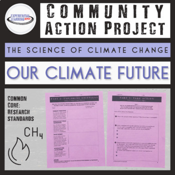 Preview of Community Action Project: Our Climate Future {Printable and Digital}