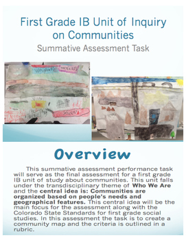 Preview of Community Assessment Task