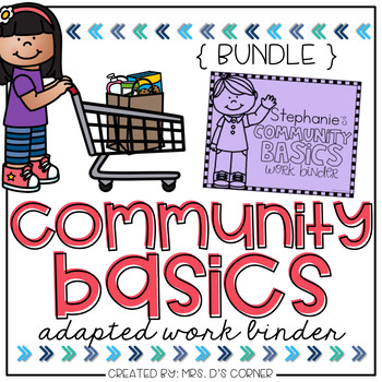 Preview of Community Basics Adapted Work Binder®