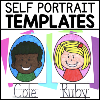 Preview of Community Building Activity  - Self Portrait Templates 