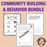 Community Building Behavior Reflection Bundle Activities, 