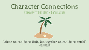 Preview of Community Building + Cooperation (Team Building) - An Interactive SEL Lesson