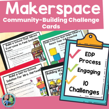 Preview of Community Building Activities STEAM Into Reading Linking STEAM for Makerspace