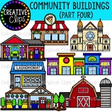 Community Buildings 4 {Creative Clips Clipart}