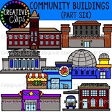 Community Buildings 6 {Creative Clips Clipart}