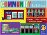 Community Buildings Cliparts-Places in your Town