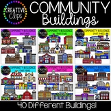 Community Buildings Mega Bundle {Creative Clips Clipart}