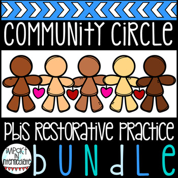 Preview of Community Circle Restorative Practice Resource Bundle
