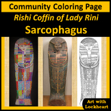 Community Coloring Page Rishi Coffin of Lady Rini Sarcophagus