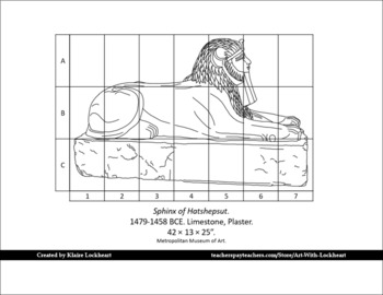 Community Coloring Page Sphinx Of Hatshepsut By Art With Lockheart