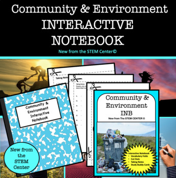 Preview of Community & Environment in Health Interactive Notebook