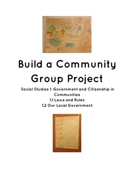 Preview of Community Group Project- Government and Citizenship in Communities