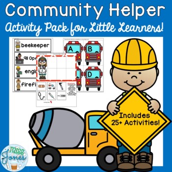 Preview of Community Helper Activity Pack