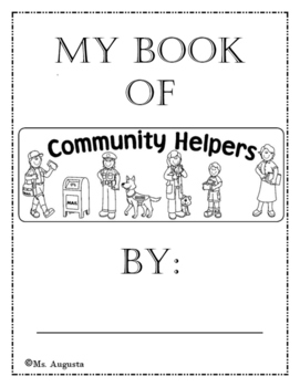 Preview of Community Helper Book