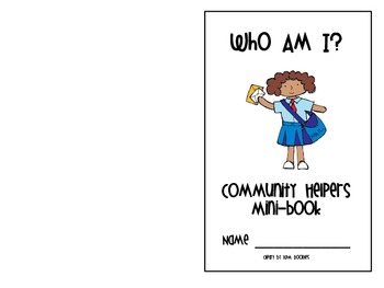 Preview of Community Helper Booklet