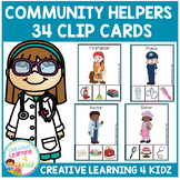 Community Helper Clip Cards