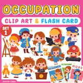 Community Helper Clipart & Flash Card Set1 (Jobs and Occupations)